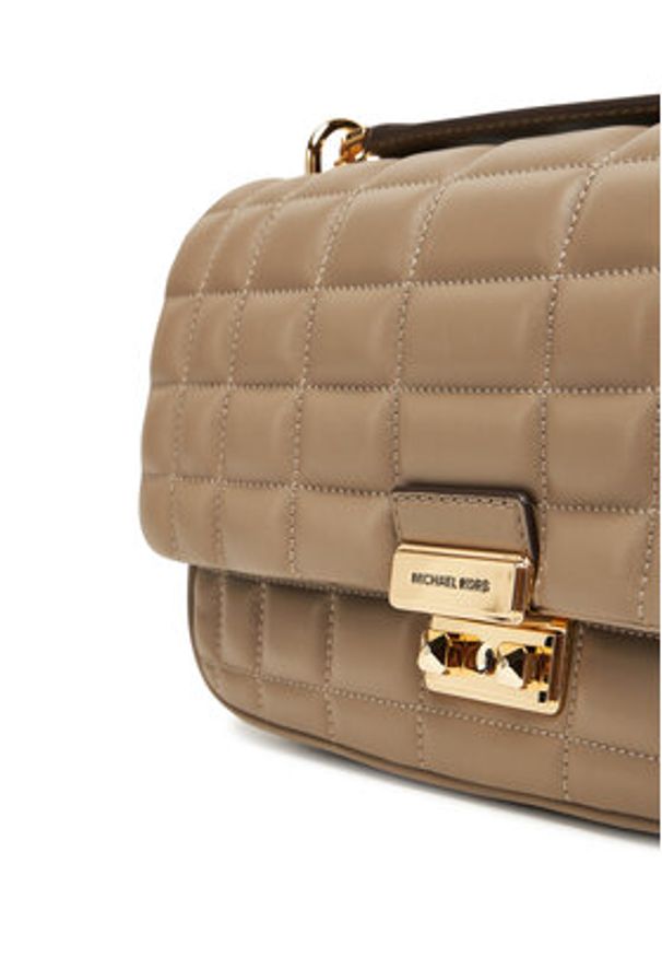 MICHAEL Michael Kors Torebka Tribeca 30R4G2RL7L Beżowy. Kolor: beżowy. Materiał: skórzane