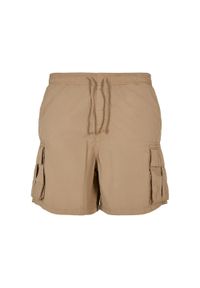 Urban Classics - Szorty Cargo Damskie. Kolor: beżowy. Sport: turystyka piesza