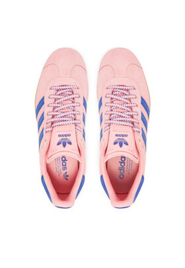 Adidas - adidas Sneakersy Gazelle JH7213 Różowy. Kolor: różowy. Materiał: zamsz, skóra. Model: Adidas Gazelle