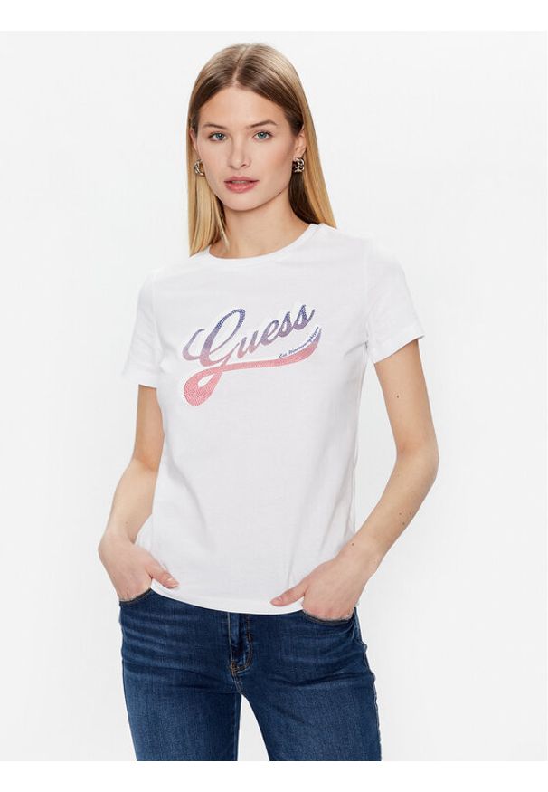 T-Shirt Guess. Kolor: biały