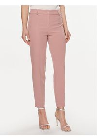 Maryley Spodnie materiałowe 24EB52Z/43BH Różowy Regular Fit. Kolor: różowy. Materiał: syntetyk