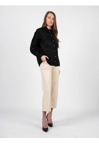 Pinko Spodnie "Accalcare" | 1V10LB Y7MN | Accalcare Pantalone | Kobieta | Beżowy. Stan: podwyższony. Kolor: beżowy. Materiał: skóra ekologiczna #6