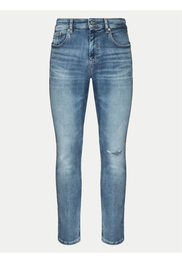 Tommy Jeans Jeansy Scanton DM0DM20574 Niebieski Slim Fit. Kolor: niebieski