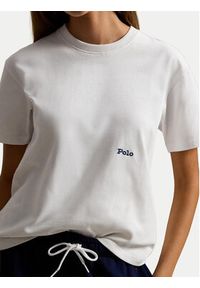 Polo Ralph Lauren T-Shirt 211A96263004 Biały Regular Fit. Typ kołnierza: polo. Kolor: biały. Materiał: bawełna #5
