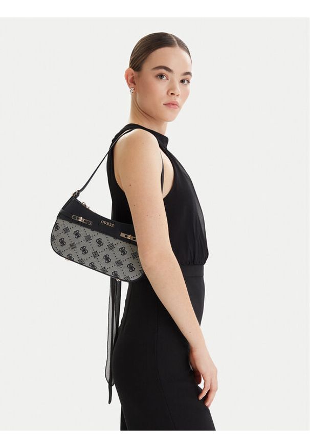 Guess Torebka Melinda HWJP99 02170 Czarny. Kolor: czarny