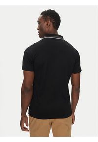 Karl Lagerfeld - KARL LAGERFELD Polo 745002 552200 Czarny Slim Fit. Typ kołnierza: polo. Kolor: czarny. Materiał: bawełna #3