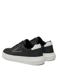 Calvin Klein Jeans Sneakersy Chunky Cupsole Low Lth In Sat YM0YM00873 Czarny. Kolor: czarny. Materiał: materiał #3