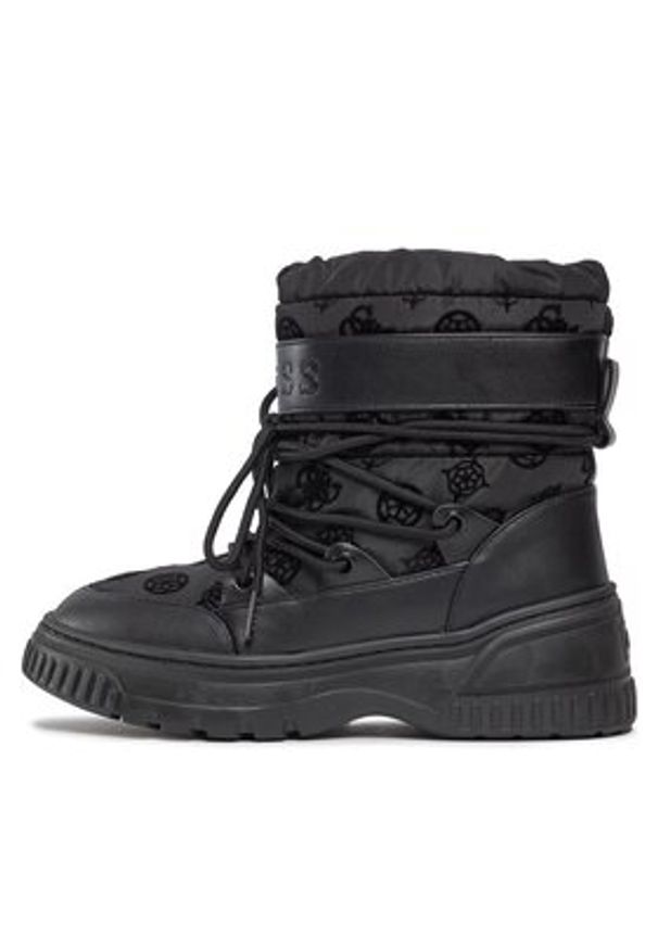 Guess Śniegowce FL8DRA FAL10 Czarny. Kolor: czarny. Materiał: materiał