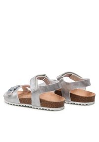 Geox Sandały J Adriel Girl J028MC000BJC1007 S Srebrny. Kolor: srebrny