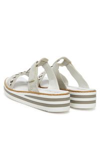 Rieker Klapki V02M6-40 Srebrny. Kolor: srebrny. Materiał: syntetyk #3