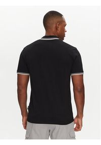 Napapijri Polo E-Macas NP0A4ID59411 Czarny Regular Fit. Typ kołnierza: polo. Kolor: czarny. Materiał: bawełna #4