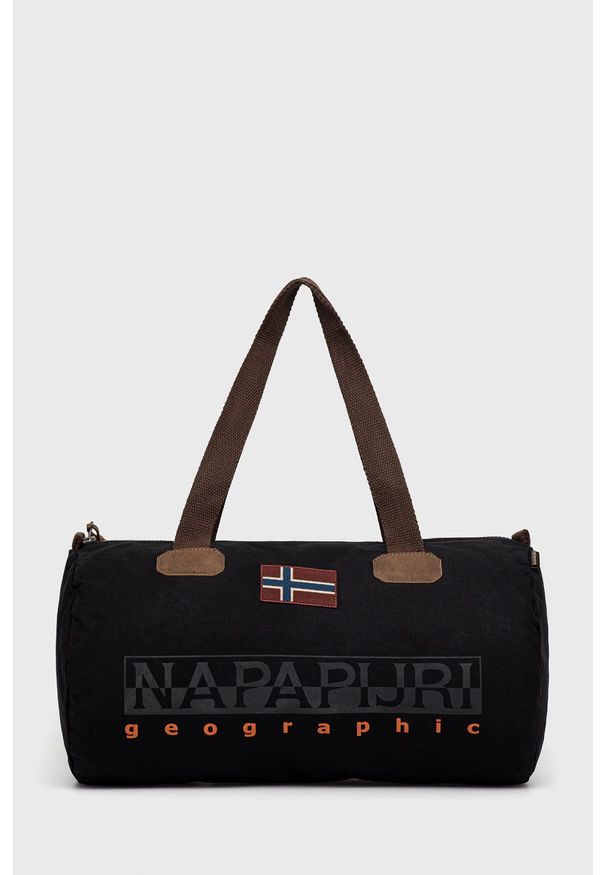 Napapijri torba kolor czarny. Kolor: czarny
