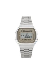 Casio Zegarek A168WA-8AYES Srebrny. Kolor: srebrny #1