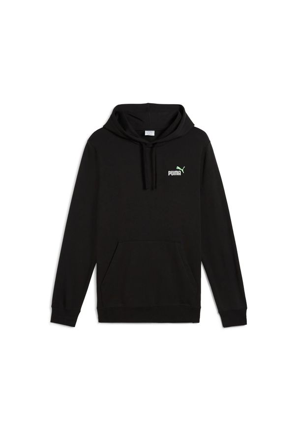Bluza męska Puma Ess 2 Color Small No.1 Logo Hoodie TR. Typ kołnierza: kaptur. Kolor: czarny. Materiał: dresówka
