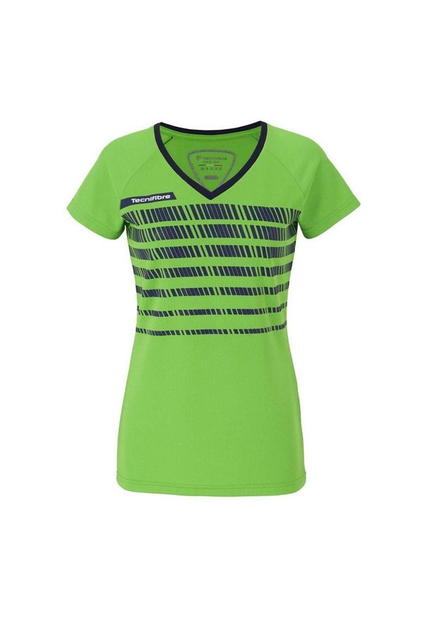 TECNIFIBRE - Tecnifibre F2 Girl T-shirt. Kolor: zielony