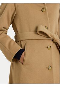 Lauren Ralph Lauren - LAUREN RALPH LAUREN Płaszcz wełniany 297P04140002 Beżowy Regular Fit. Kolor: beżowy. Materiał: syntetyk #7