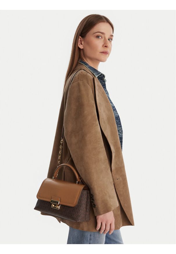 MICHAEL Michael Kors Torebka 30F5G2RS2B Brązowy. Kolor: brązowy. Materiał: skórzane