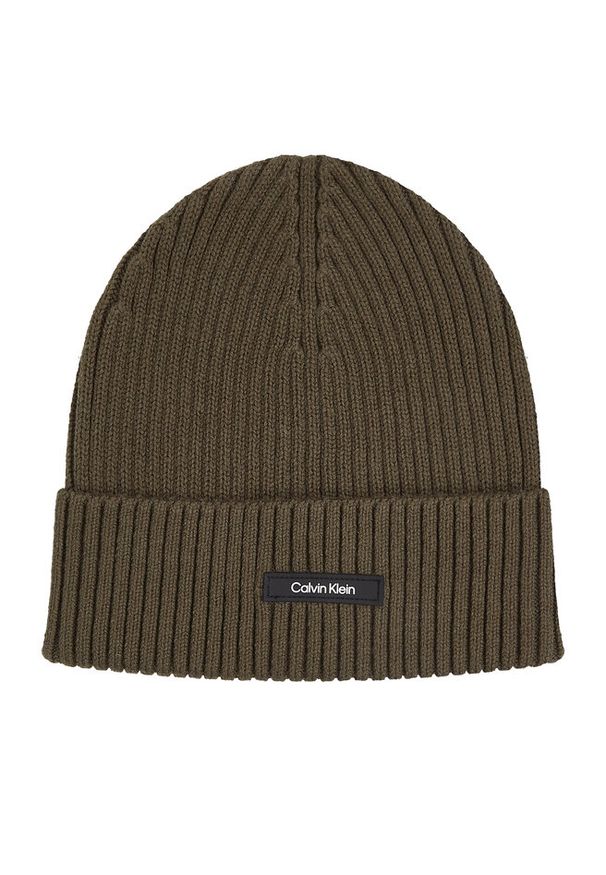 Czapka Calvin Klein. Kolor: zielony