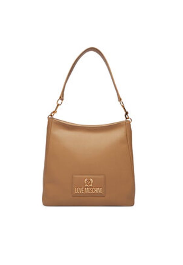 Love Moschino - LOVE MOSCHINO Torebka JC4166PP1OL1210A Beżowy. Kolor: beżowy. Materiał: skórzane