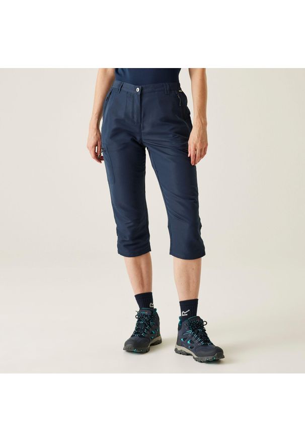 Regatta - Damska Chaska Capri. Kolor: niebieski. Materiał: tkanina, poliester. Sezon: lato. Sport: turystyka piesza