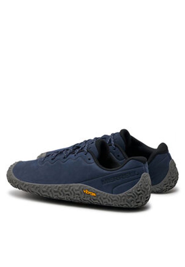 Merrell Trekkingi Vapor Glove 6 Ltr J067865 Granatowy. Kolor: niebieski. Materiał: skóra. Sport: turystyka piesza