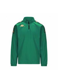 Kurtka z dresu Kappa Gassolo. Kolor: zielony, wielokolorowy. Materiał: dresówka. Sport: piłka nożna #1