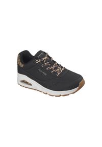 skechers - Buty SKECHERS UNO JUNGLE NITE Czarny. Kolor: czarny. Materiał: tkanina, syntetyk #1