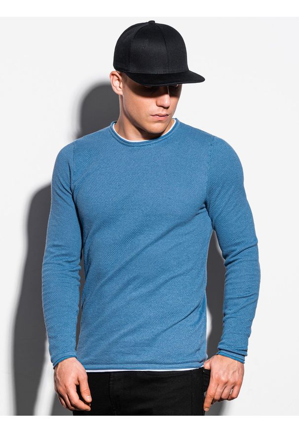 Niebieski sweter Ombre Clothing casualowy, na co dzień