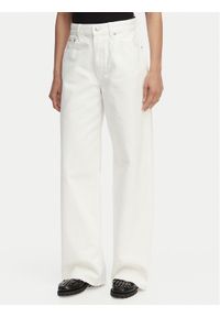 Calvin Klein Jeans Jeansy LV047F733G Kremowy Wide Leg. Kolor: kremowy #1