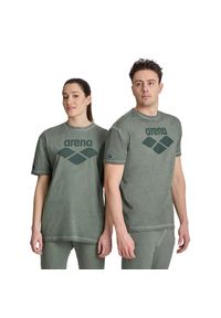 Koszulka sportowa Arena Icons T-Shirt. Kolor: zielony. Materiał: jersey, bawełna