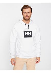 Helly Hansen Bluza Hh Box 53289 Biały Regular Fit. Kolor: biały. Materiał: bawełna #1