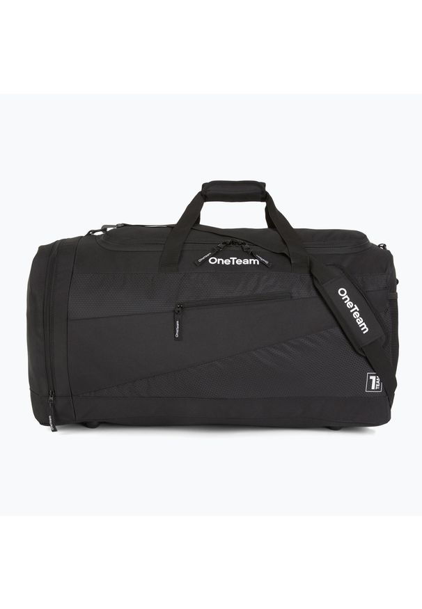 ONETEAM - Torba treningowa OneTeam Sebastiano 50 l. Kolor: czarny. Sport: fitness