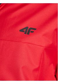4f - 4F Kurtka narciarska H4Z22-KUMN001 Czerwony Regular Fit. Kolor: czerwony. Materiał: syntetyk. Sport: narciarstwo #4