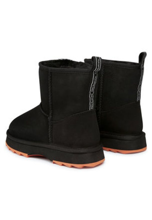 EMU Australia Śniegowce Sharky Mini W12434 Czarny. Kolor: czarny. Materiał: skóra