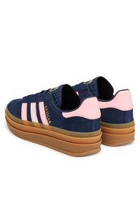 Adidas - adidas Sneakersy Gazelle Bold JR5951 Granatowy. Kolor: niebieski. Materiał: zamsz, skóra. Model: Adidas Gazelle #5