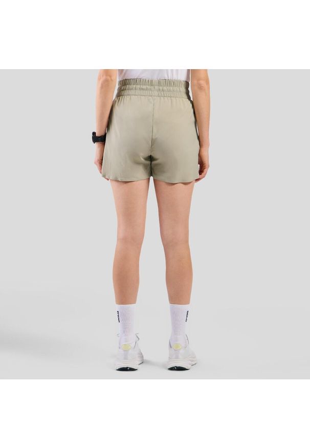Spodenki damskie Odlo ZEROWEIGHT 4 INCH Short. Kolor: biały. Sport: bieganie