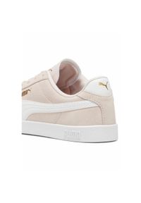 Puma - Sneakersy zamszowe unisex PUMA Club II PUMA Island Pink White Gold. Kolor: żółty, biały, wielokolorowy, różowy. Materiał: zamsz