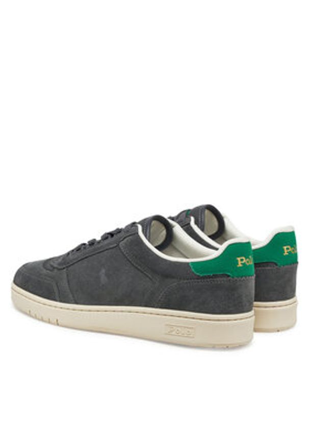 Polo Ralph Lauren Sneakersy 809960927004 Szary. Kolor: szary. Materiał: zamsz, skóra