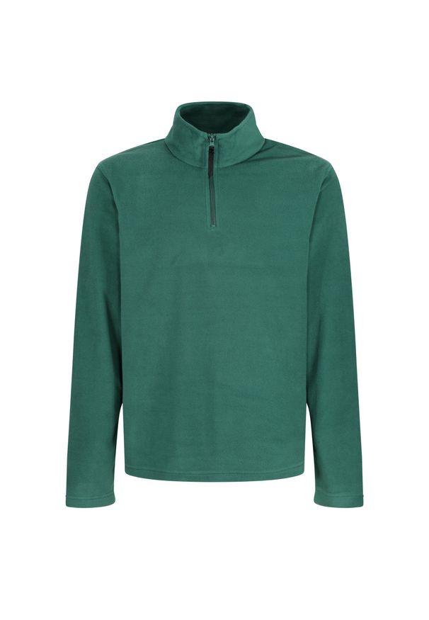 Regatta - Męski Polar Z Suwakiem Micro. Kolor: zielony. Materiał: polar. Sezon: zima. Styl: sportowy. Sport: turystyka piesza