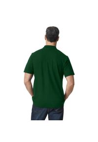 GILDAN - Męska Koszulka Polo Softstyle Pique. Typ kołnierza: polo. Kolor: zielony, czerwony, wielokolorowy
