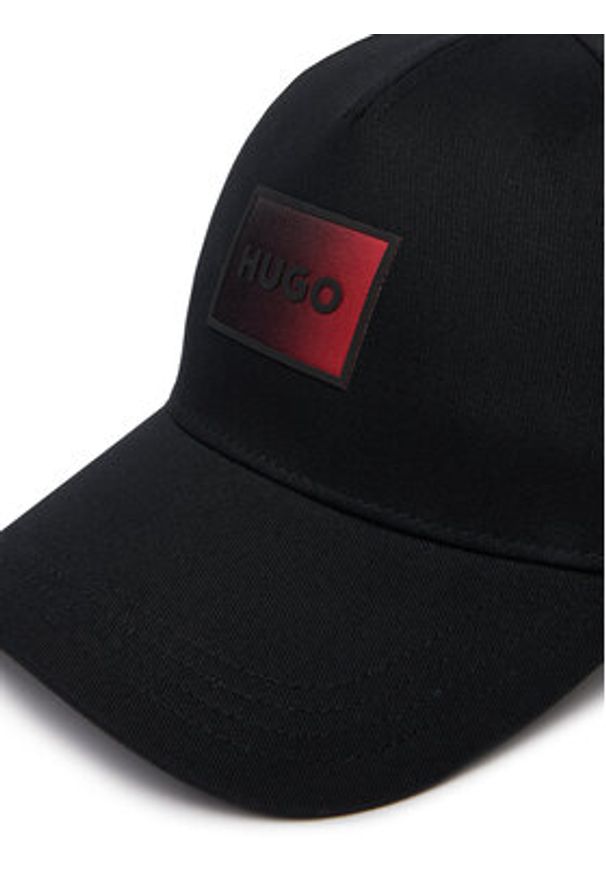 Hugo - HUGO Czapka z daszkiem 50555756 Czarny. Kolor: czarny. Materiał: bawełna