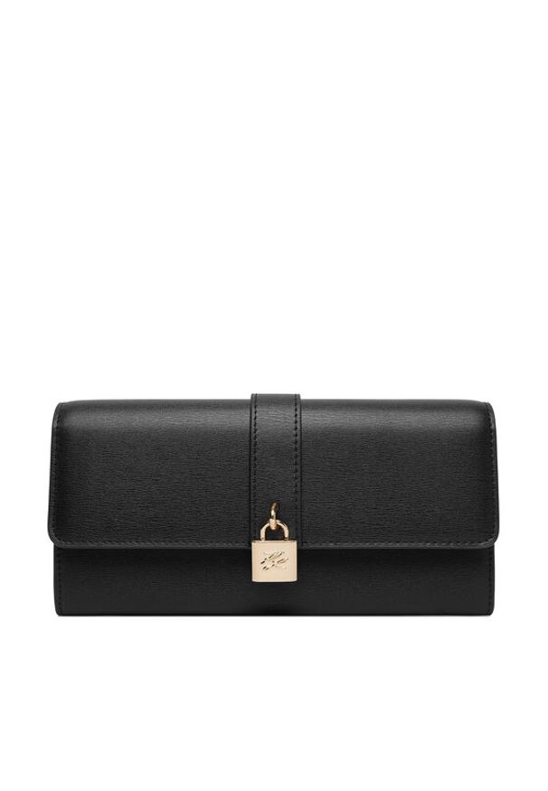 Karl Lagerfeld - KARL LAGERFELD Portfel B1W32026 Czarny. Kolor: czarny. Materiał: skóra