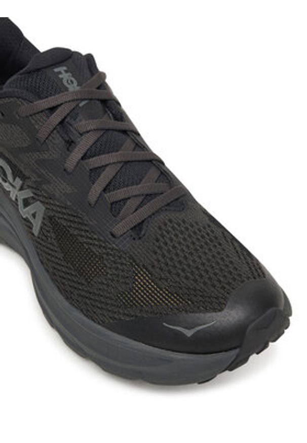 HOKA - Hoka Buty do biegania Challenger 8 1168716 Czarny. Kolor: czarny. Materiał: materiał
