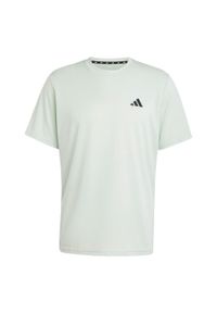 Adidas - Train Essentials Training Tee. Kolor: czarny, zielony, wielokolorowy. Materiał: materiał