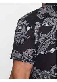 Versace Jeans Couture T-Shirt 75GAH6S0 Czarny Regular Fit. Kolor: czarny. Materiał: bawełna