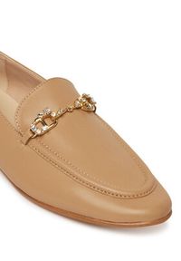 TwinSet - TWINSET Loafersy 251TCP134 Brązowy. Kolor: brązowy. Materiał: skóra #6
