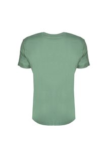 Diesel T-Shirt "T-Diegor" | A03822-0EFAN-5JG | Mężczyzna | Zielony. Okazja: na co dzień. Kolor: zielony. Materiał: bawełna. Wzór: nadruk. Styl: casual, elegancki #3