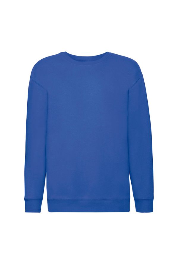 FRUIT OF THE LOOM - Bluza Dziecięca Premium. Kolor: niebieski