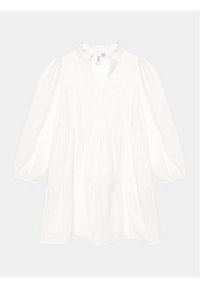 Vero Moda Girl Sukienka 10284629 Biały Regular Fit. Kolor: biały