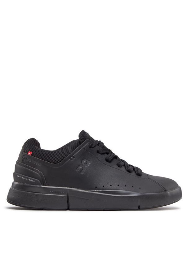 On Buty do biegania Roger Advantage 3MD10640485 Czarny. Kolor: czarny. Materiał: skóra